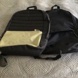 Two Middle size school backpack